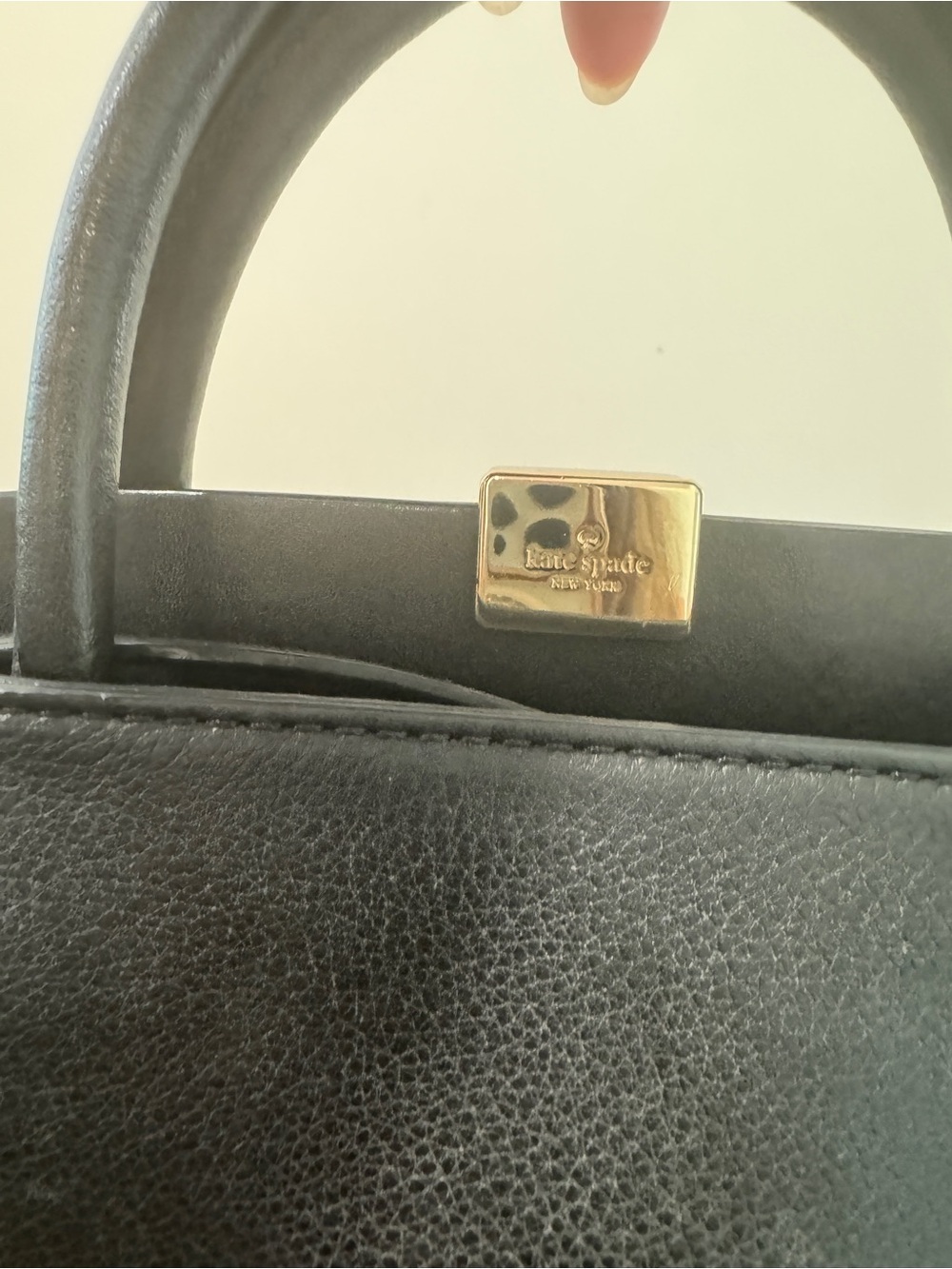 Kate Spade Terrace Place Small Henlie Leather Crossbody bag Black Handbag - Picture 7 of 8